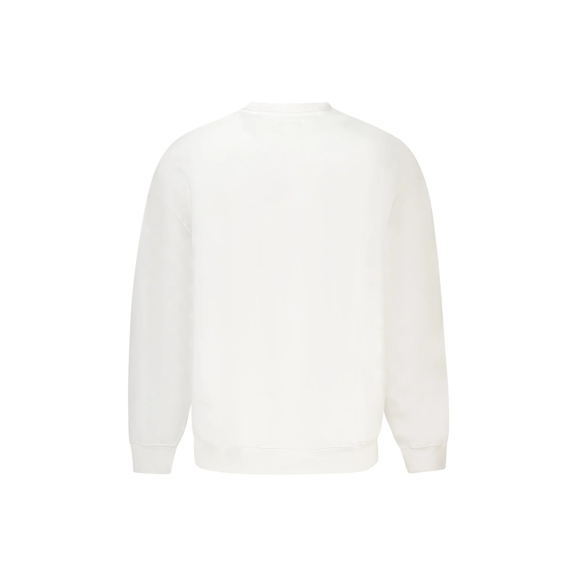 GUESS JEANS FELPA SENZA ZIP UOMO BIANCO