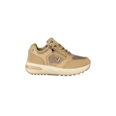 Laura Biagiotti Sneakers Donna beige Zip Laterale Logo