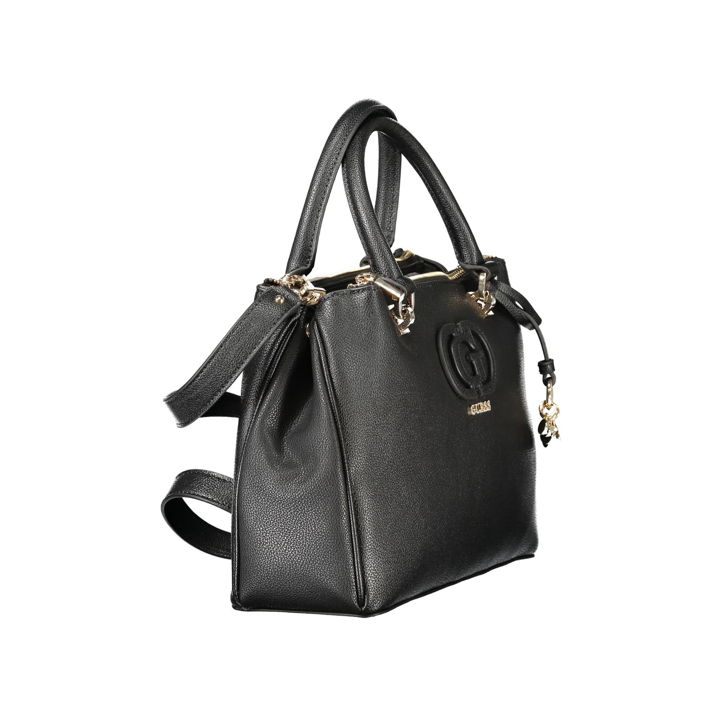 Guess Jeans Borsa a Tracolla Donna Nera Logo Borse nero - vista 3