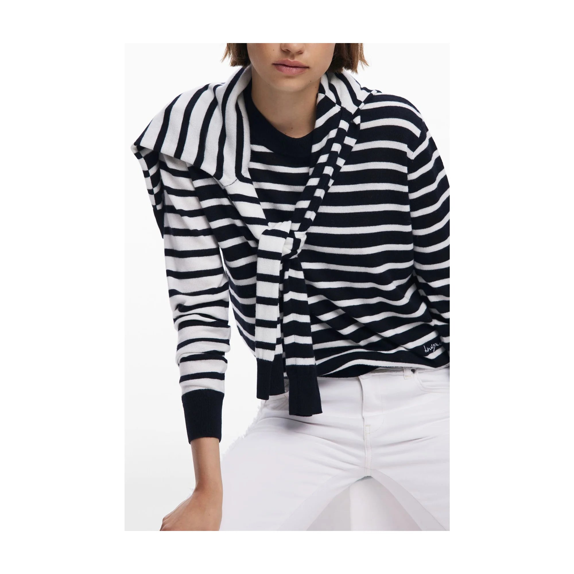 DESIGUAL MAGLIA DONNA NERO