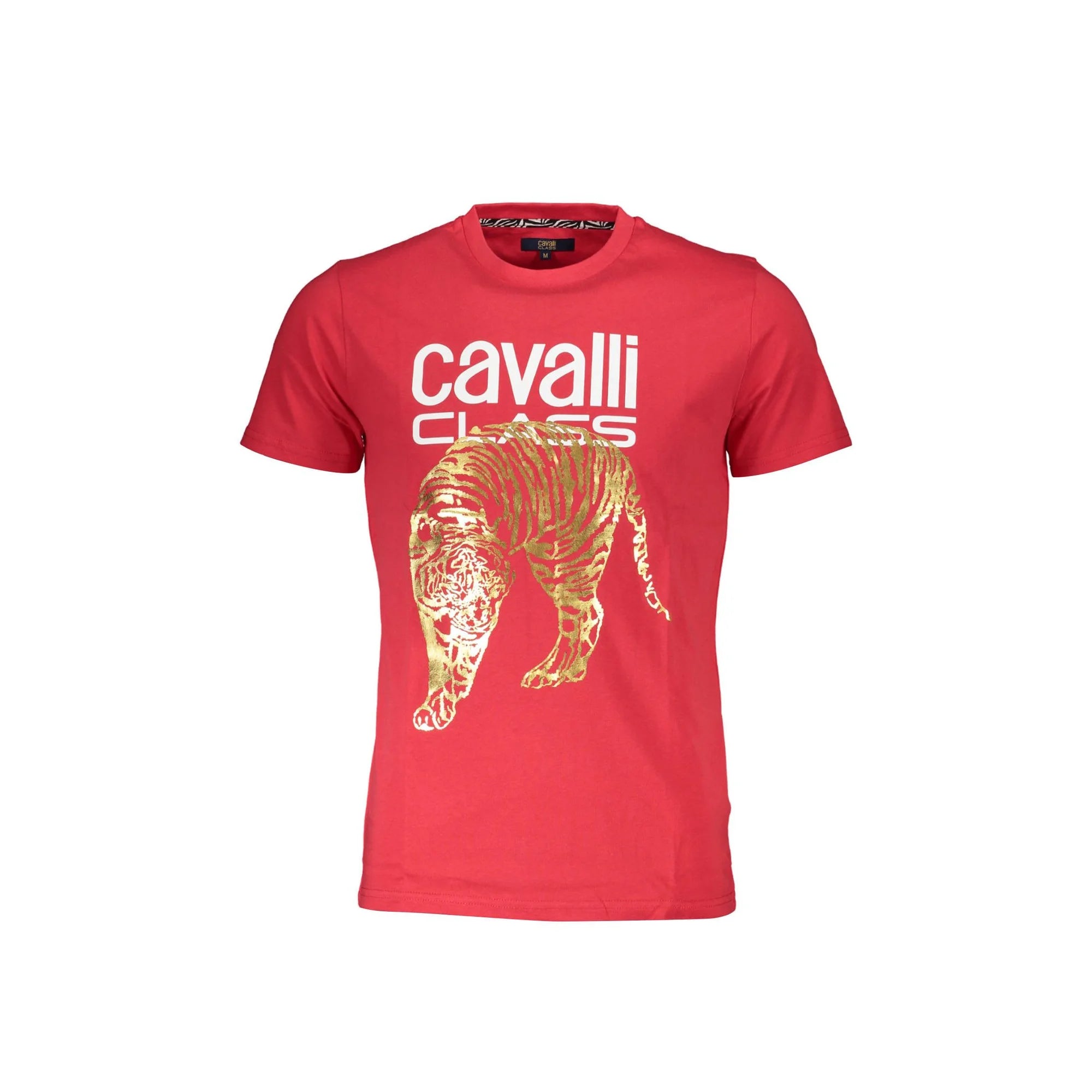 CAVALLI CLASS T-SHIRT MANICHE CORTE UOMO ROSSO