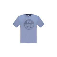 North Sails T-Shirt Maniche Corte Uomo Blu Stampa Logo