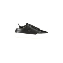 CALVIN KLEIN Sneakers Uomo Nere con Lacci e Dettagli in Bianco