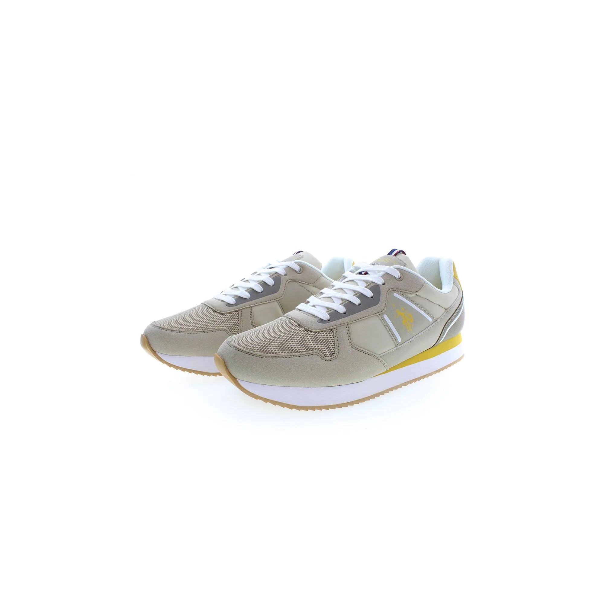 U.S. Polo Best Price Sneakers Uomo beige Dettagli a Contrasto - vista 3