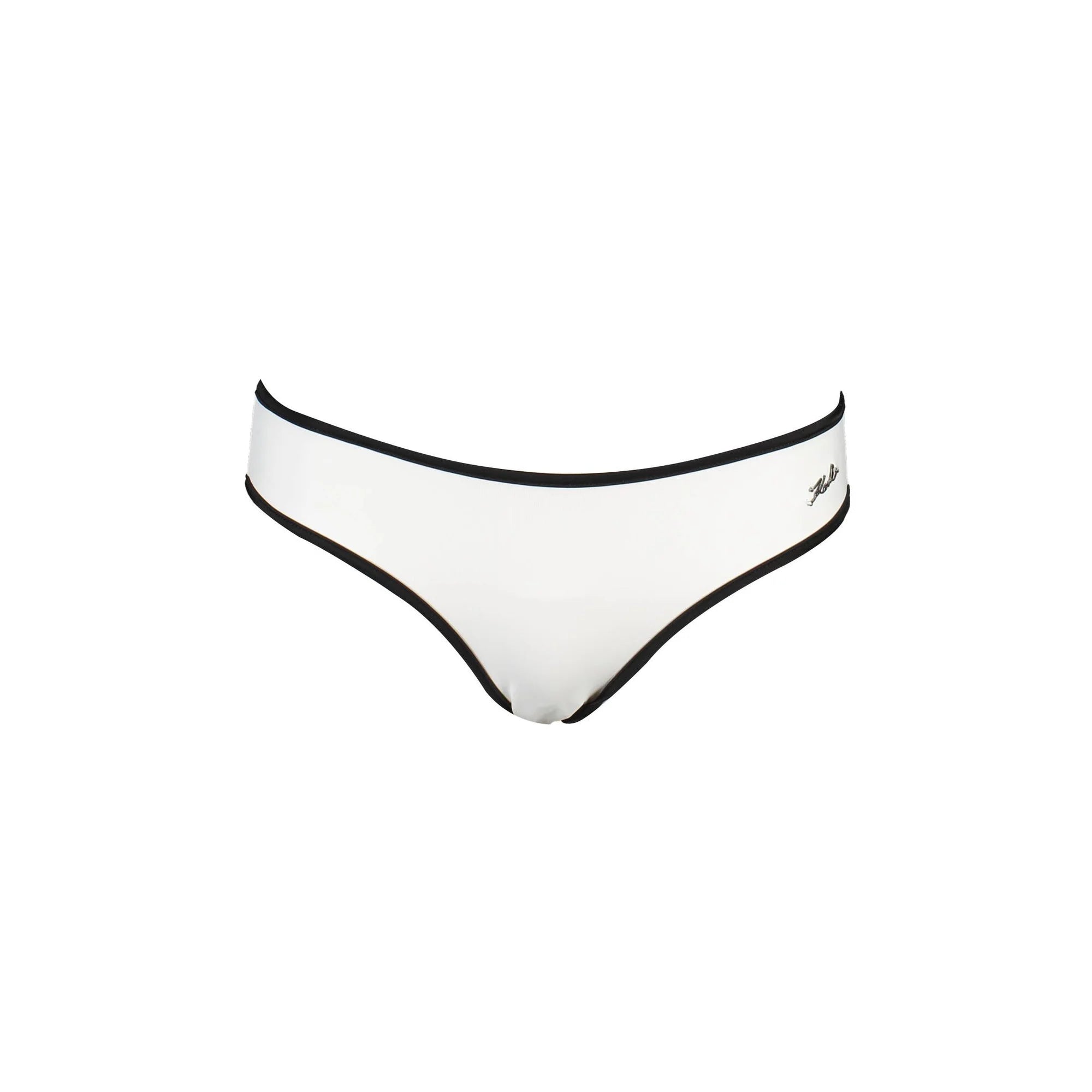 KARL LAGERFELD BEACHWEAR COSTUME PARTE SOTTO DONNA BIANCO