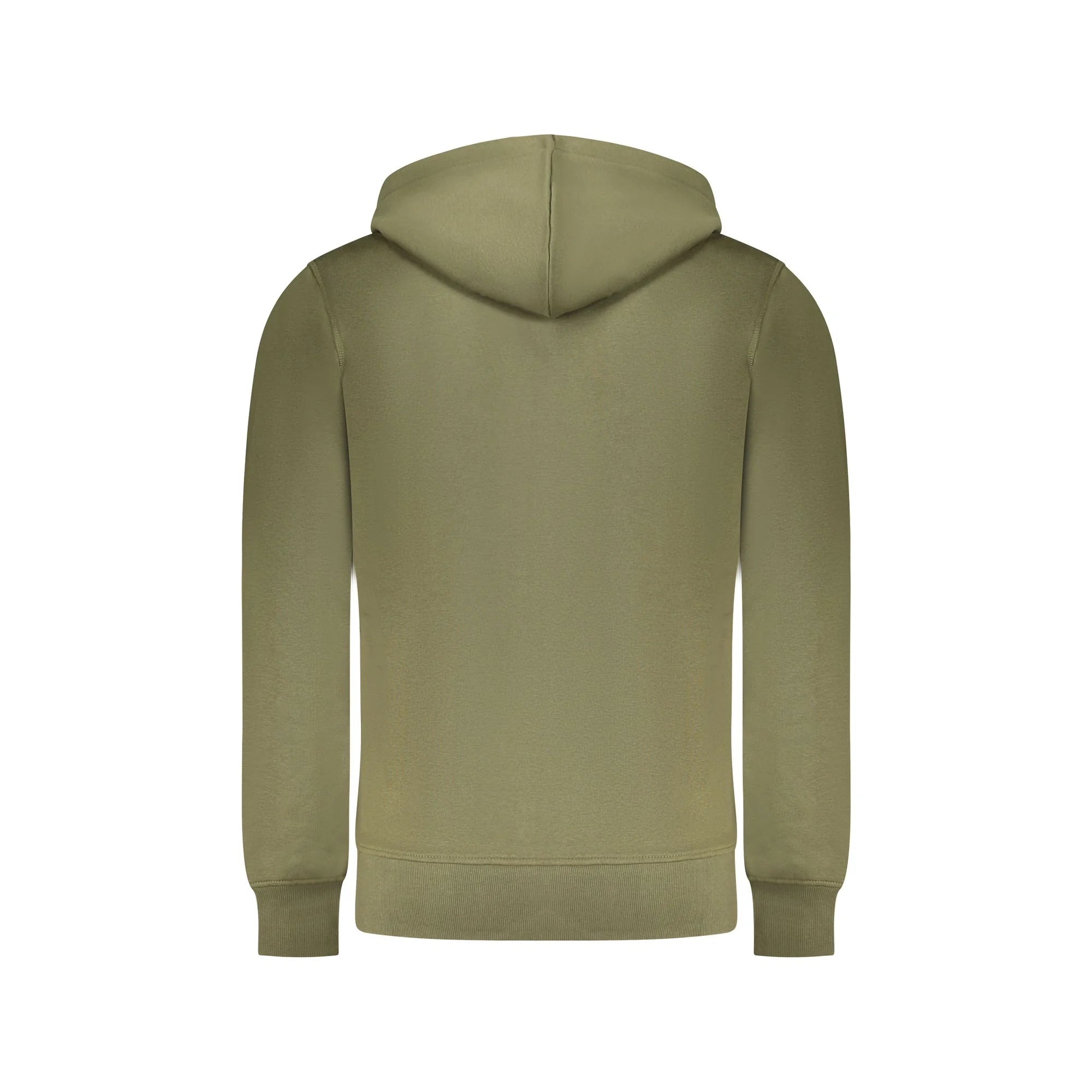 RIFLE FELPA CON ZIP UOMO VERDE