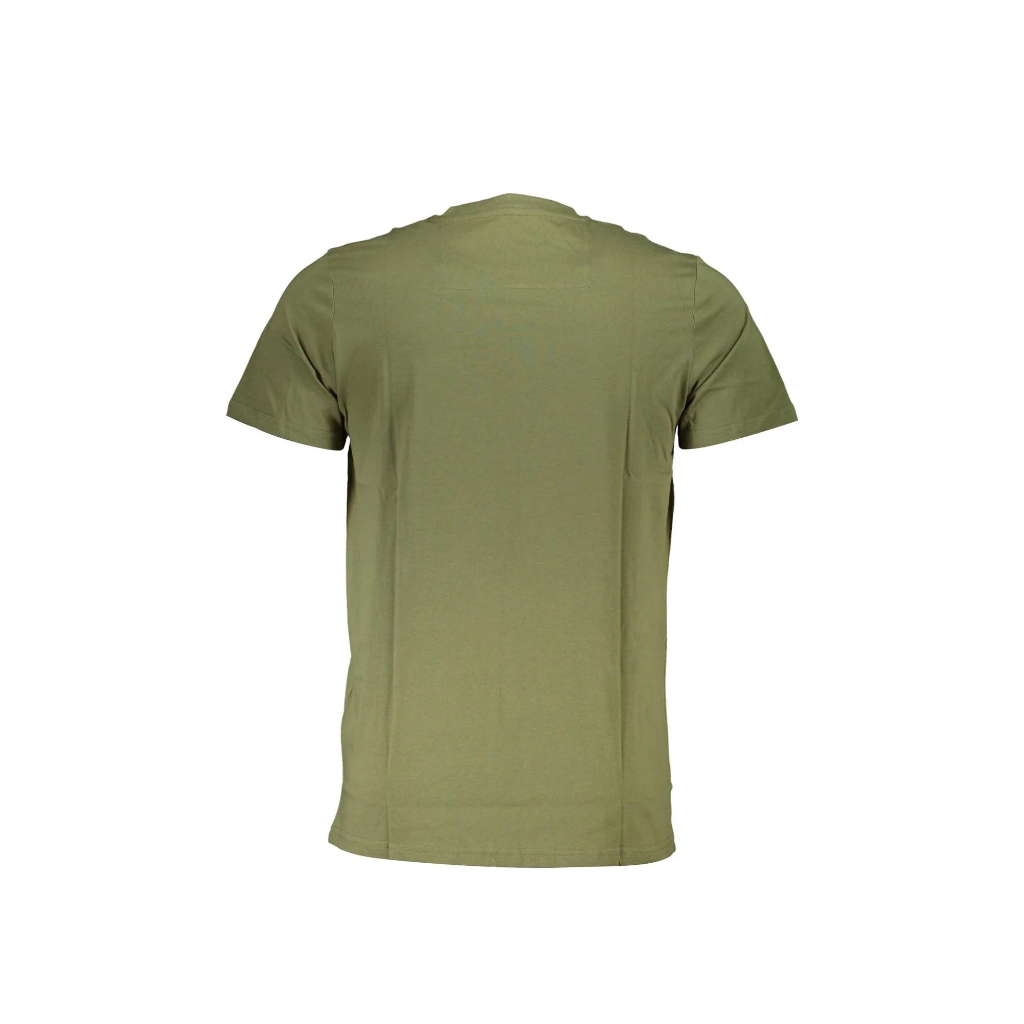 Cavalli Class T-Shirt Maniche Corte Uomo Verde Stampa Logo - vista 2