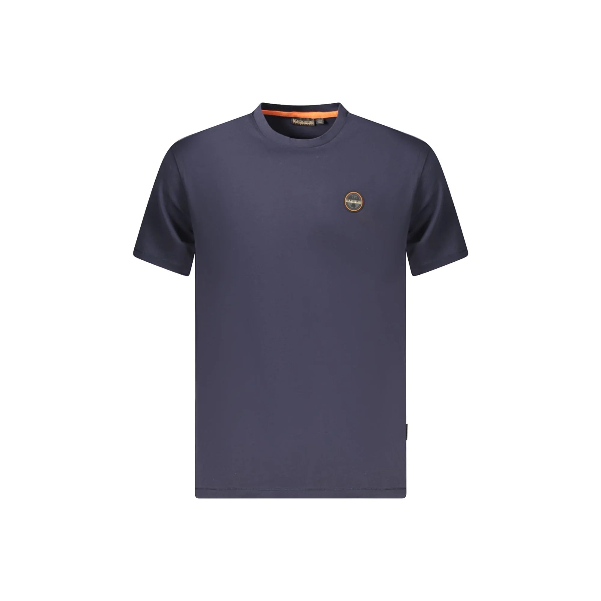 Napapijri T-Shirt Maniche Corte Uomo Blu Stampa Logo - foto prodotto