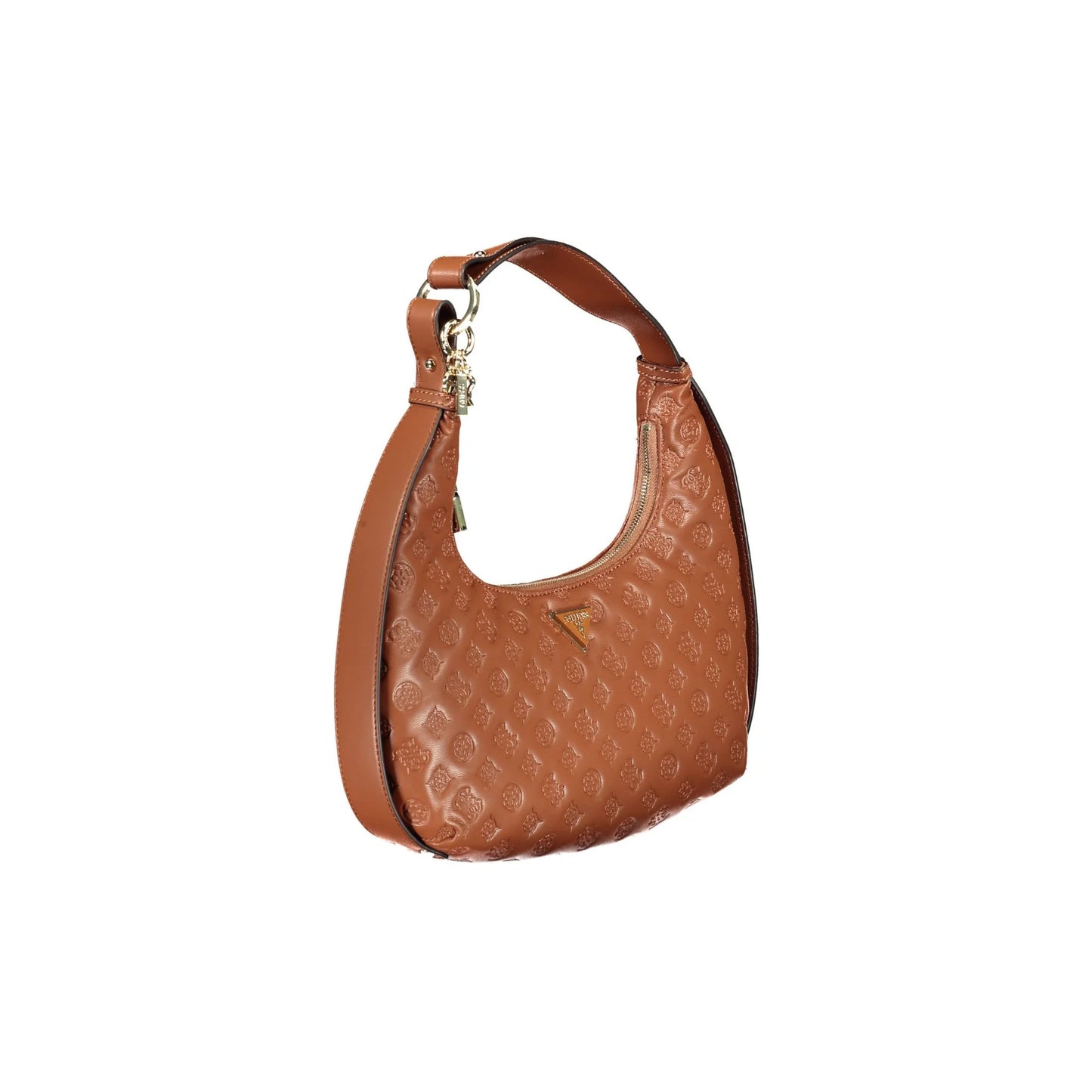 Guess Jeans Borsa a Spalla Donna Marroni Chiusura con Zip Borse - vista 3