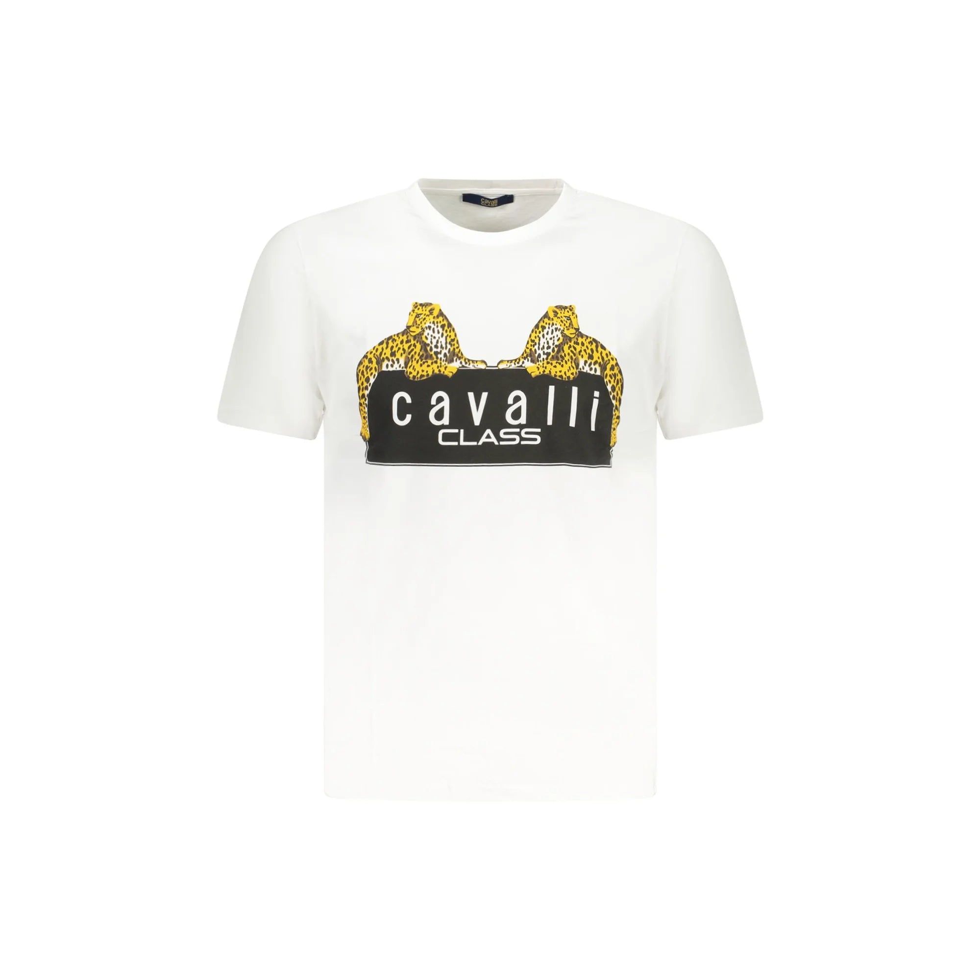 CAVALLI CLASS T-SHIRT MANICHE CORTE UOMO BIANCO