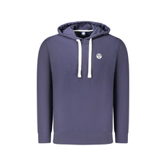 North Sails Sweat Homme Bleu à Capuche en Coton Gratté