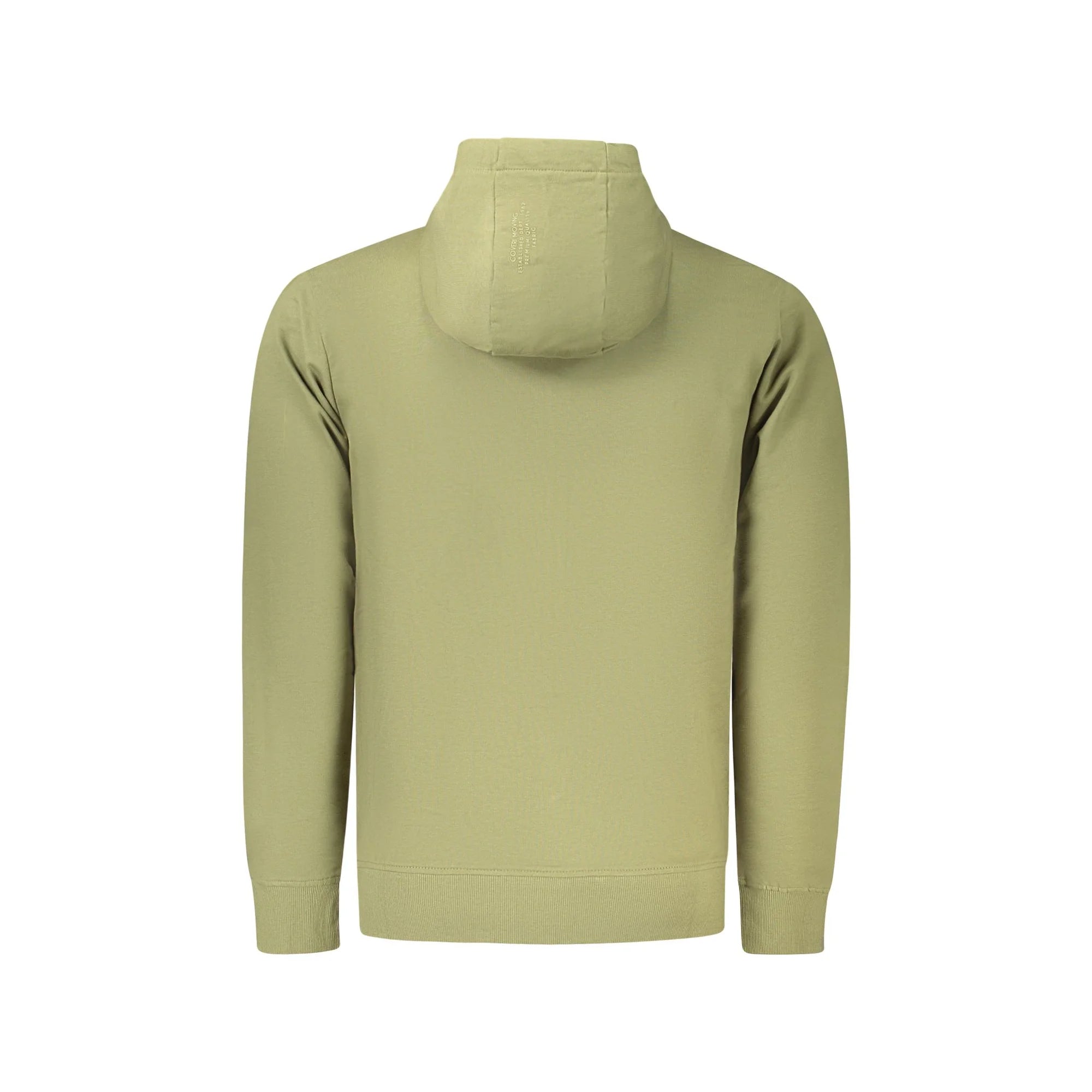 COVERI MOVING FELPA CON ZIP UOMO VERDE