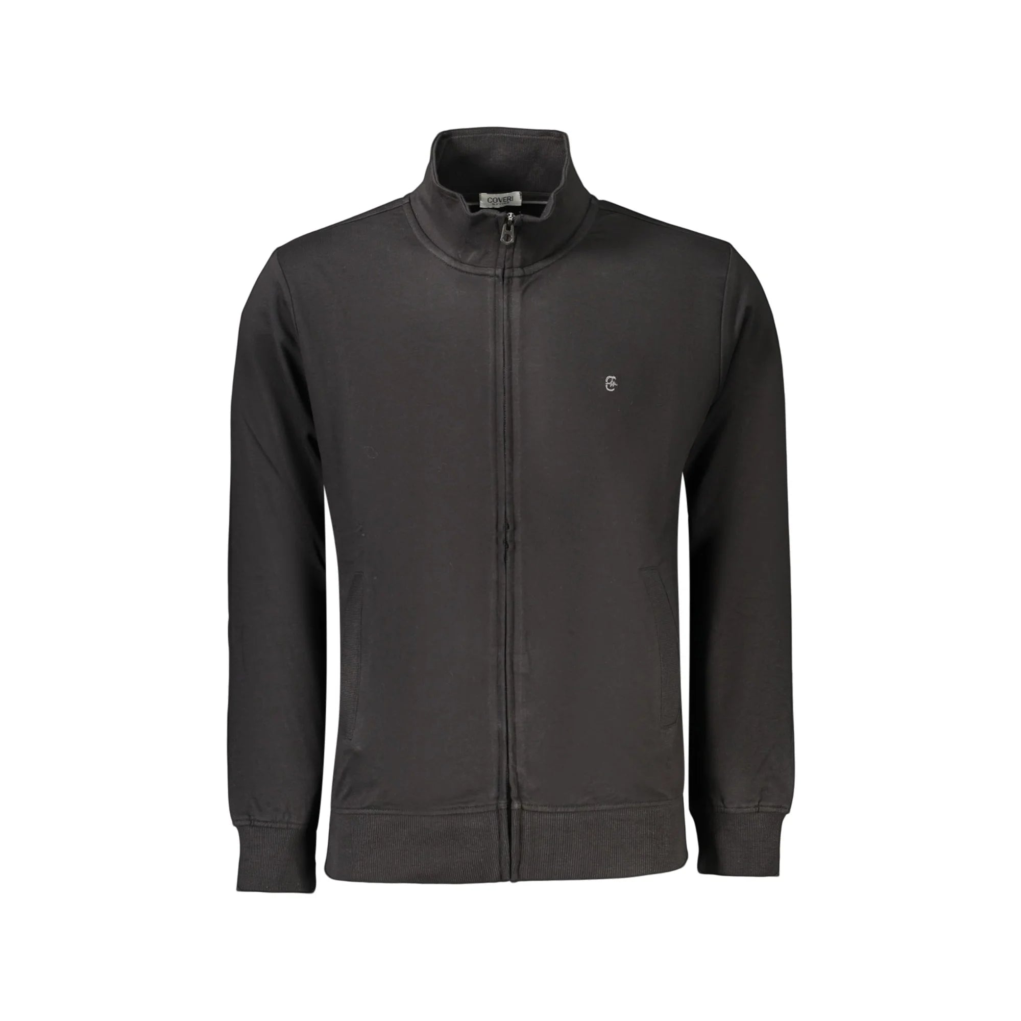 COVERI MOVING FELPA CON ZIP UOMO NERO