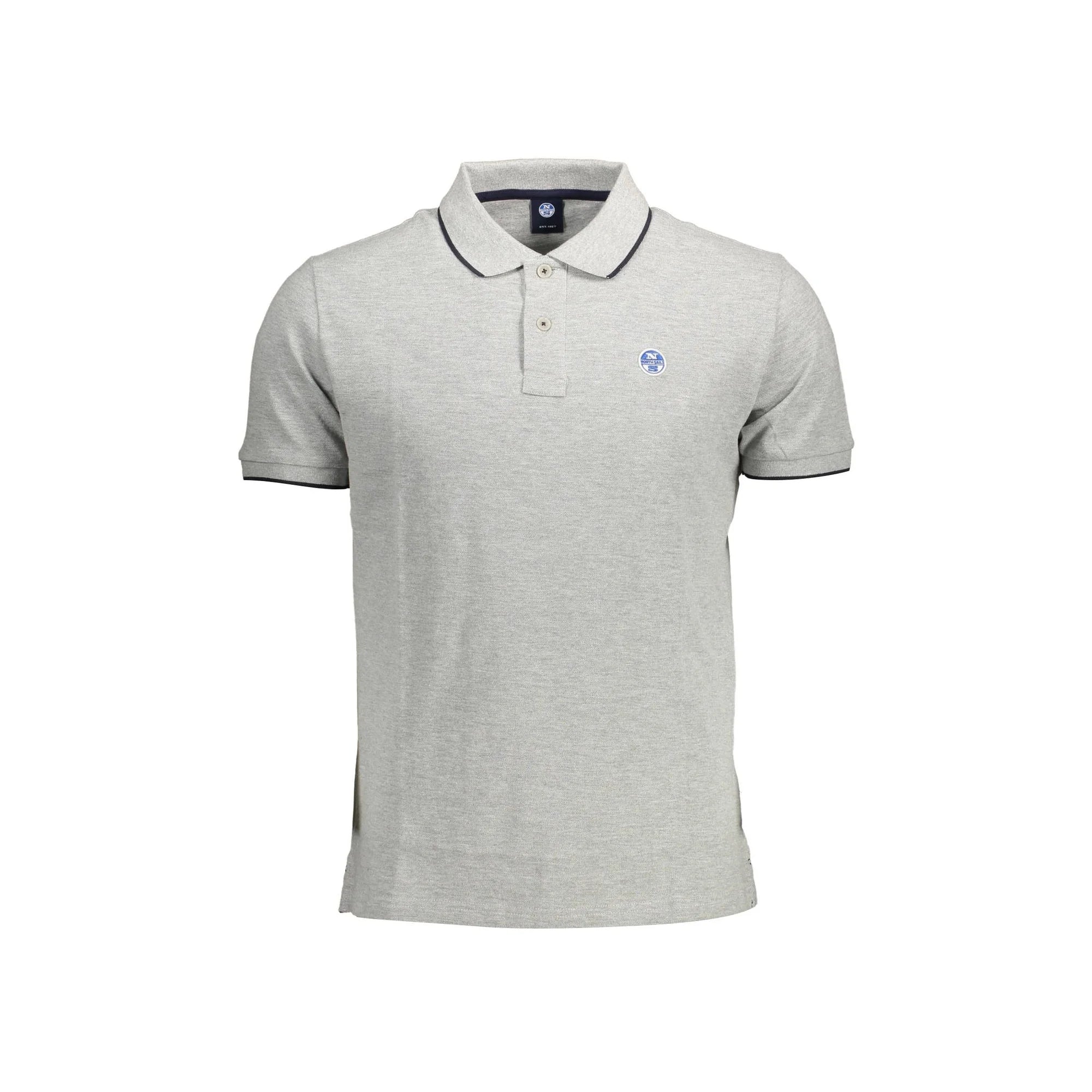 NORTH SAILS POLO MANICHE CORTE UOMO GRIGIO