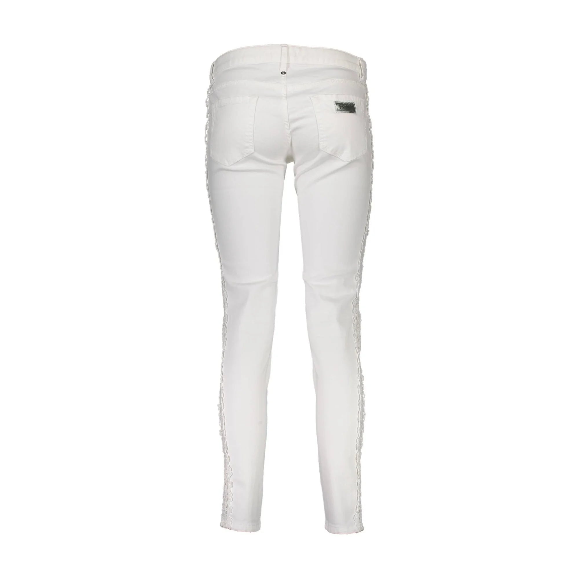 JUST CAVALLI PANTALONE DONNA BIANCO