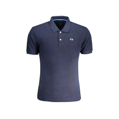 La Martina Polo Maniche Corte Uomo Blu Ricamo