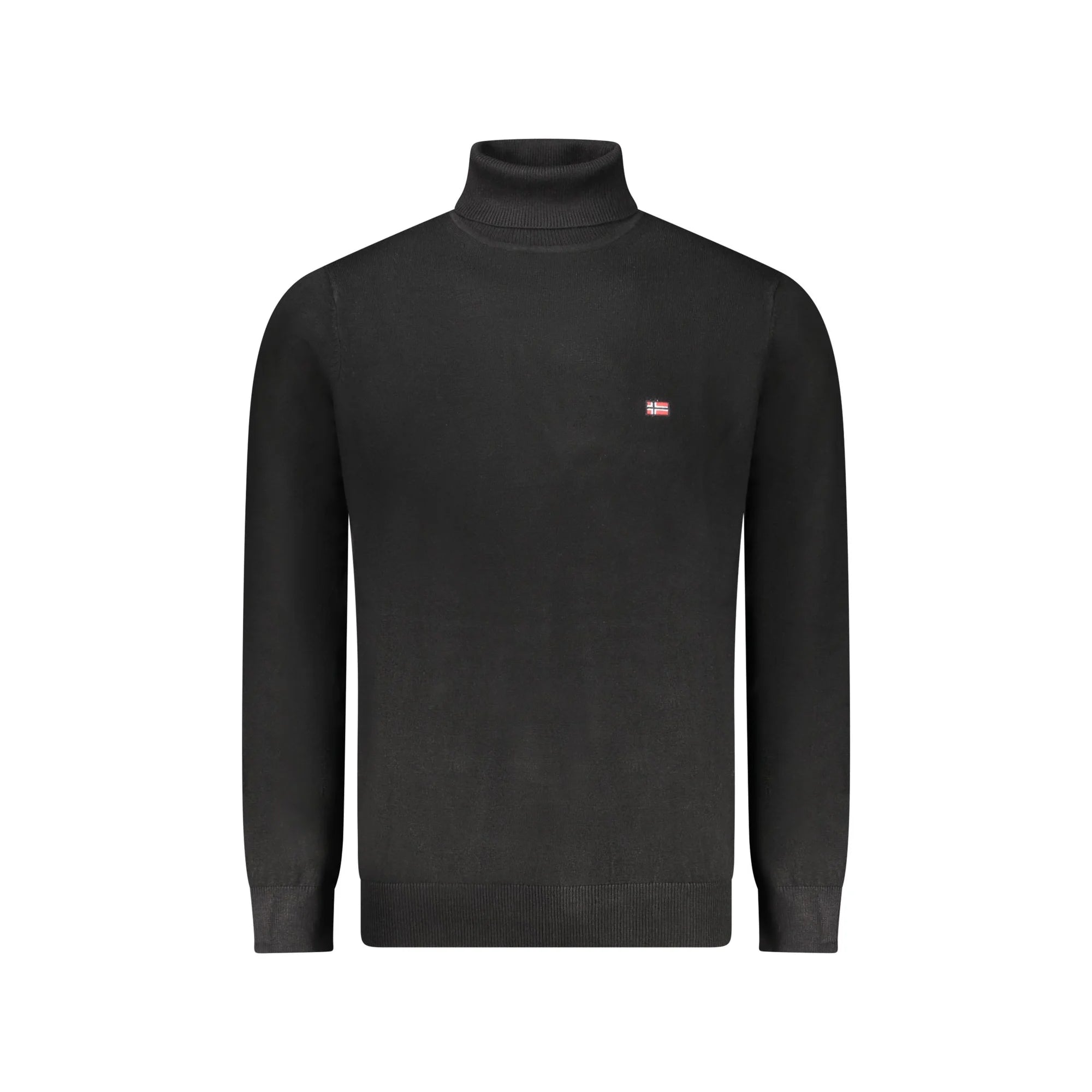 Norway 1963 Maglione Uomo Nera Ricamo Maglie Nero - foto prodotto