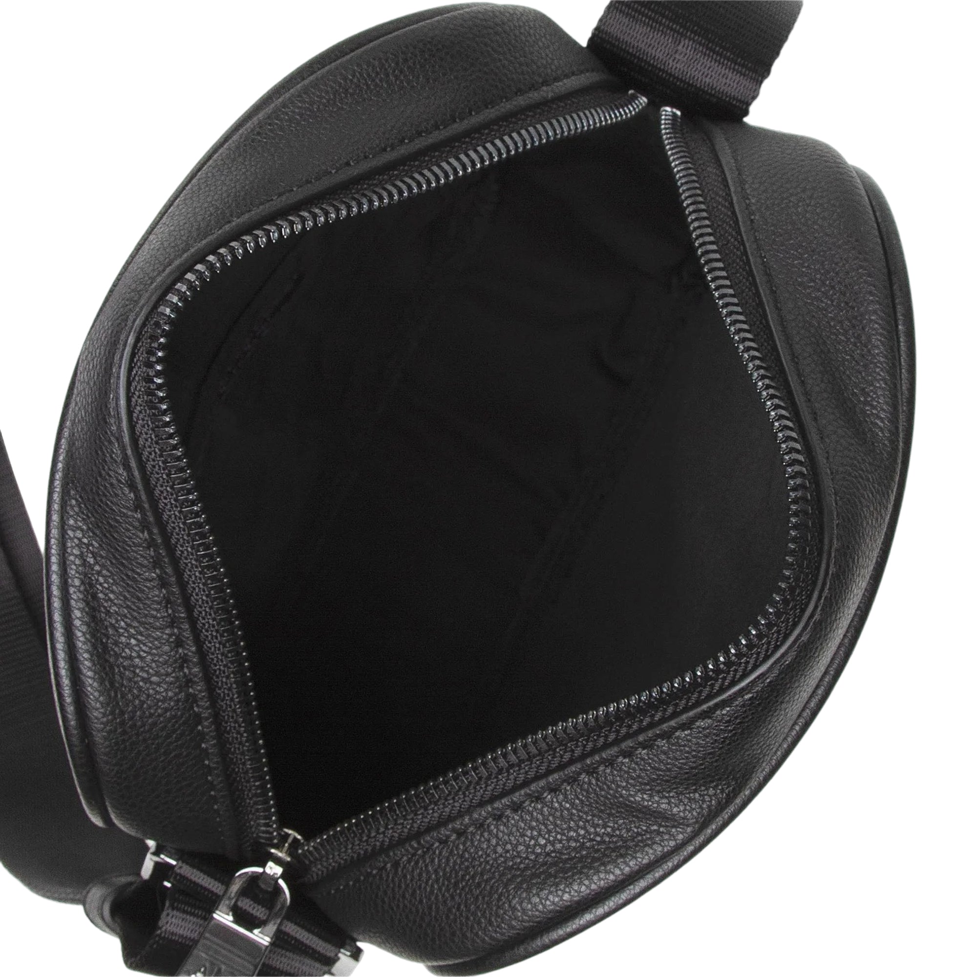 Borsello Uomo Armani Exchange Nero con Tracolla Regolabile