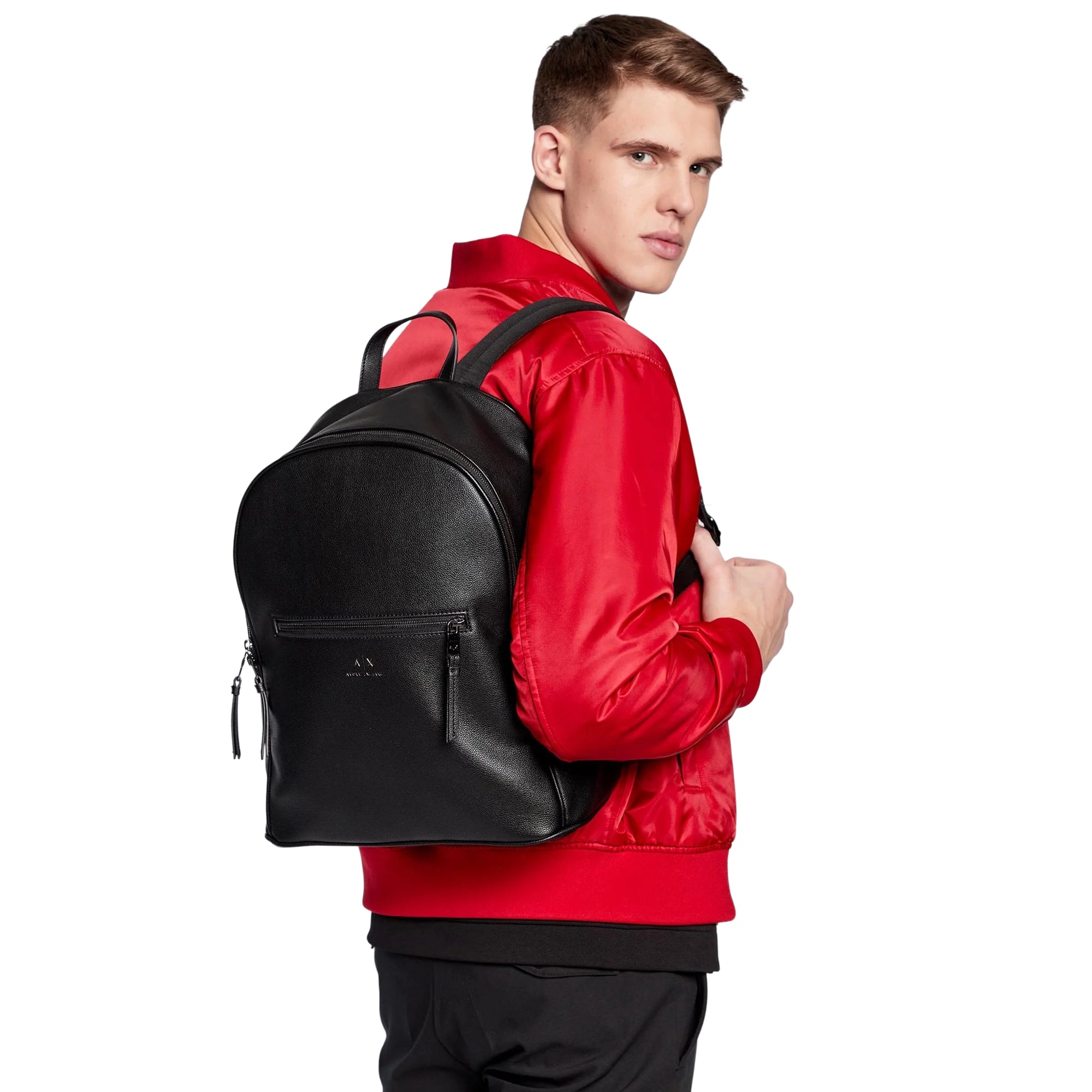 Zaino Uomo Grande Semi-Rigido Armani Exchange con Tasca Esterna