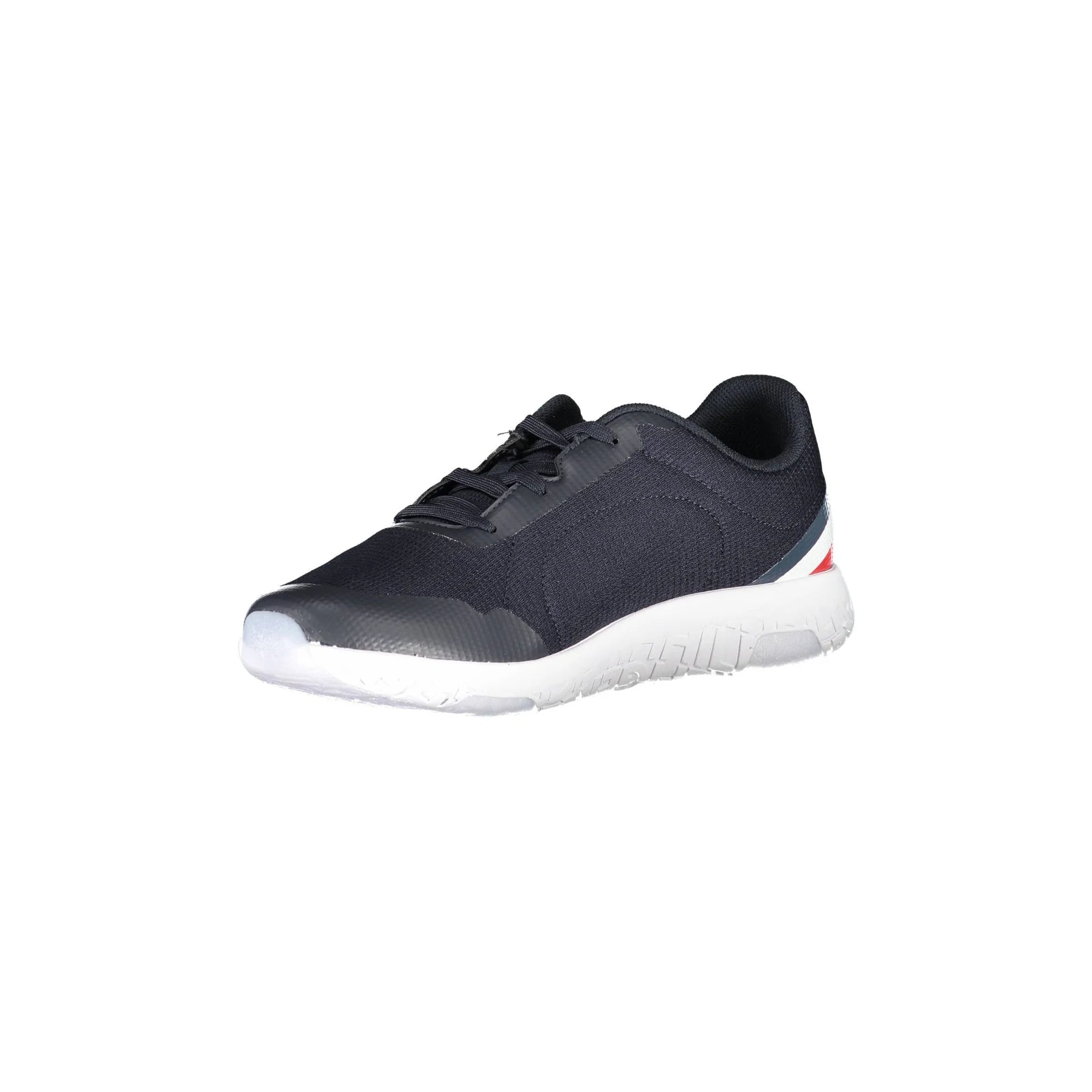 TOMMY HILFIGER Scarpe Sneakers Uomo Blu con Lacci e Logo - vista 3
