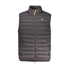 Armata di Mare Smanicato Uomo Nero con Zip e Logo