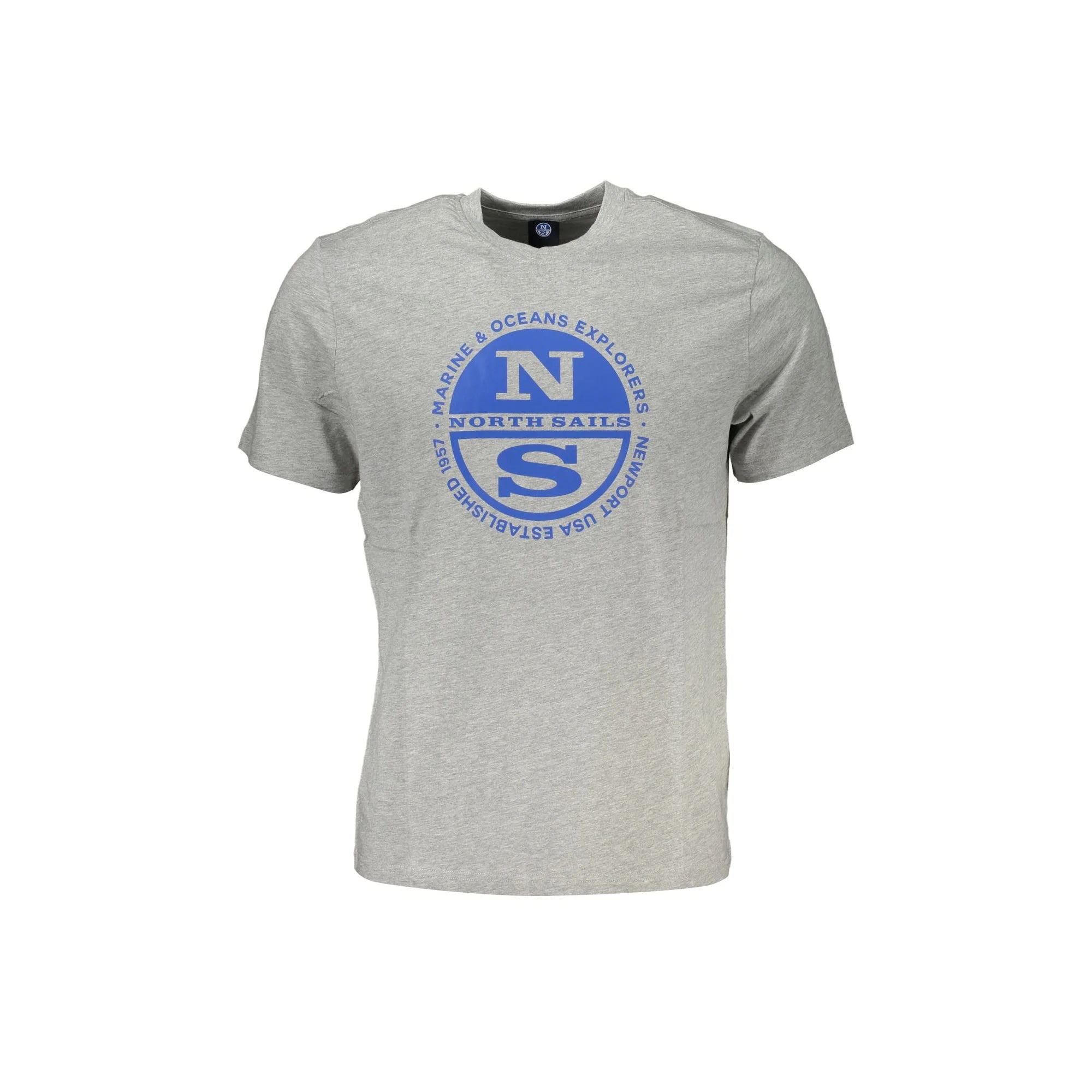 NORTH SAILS T-SHIRT MANICHE CORTE UOMO GRIGIO