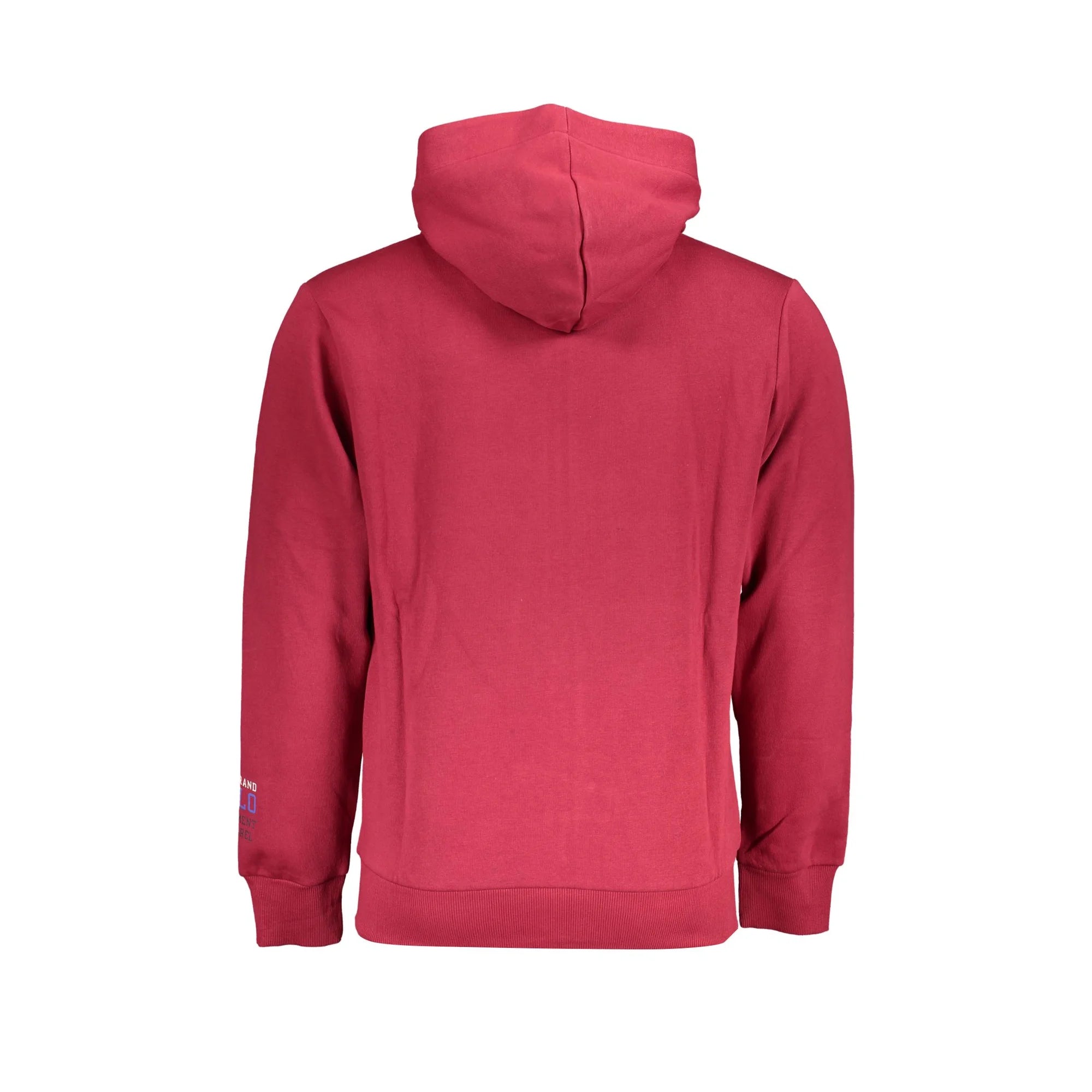 U.S. GRAND POLO FELPA CON ZIP UOMO ROSSO