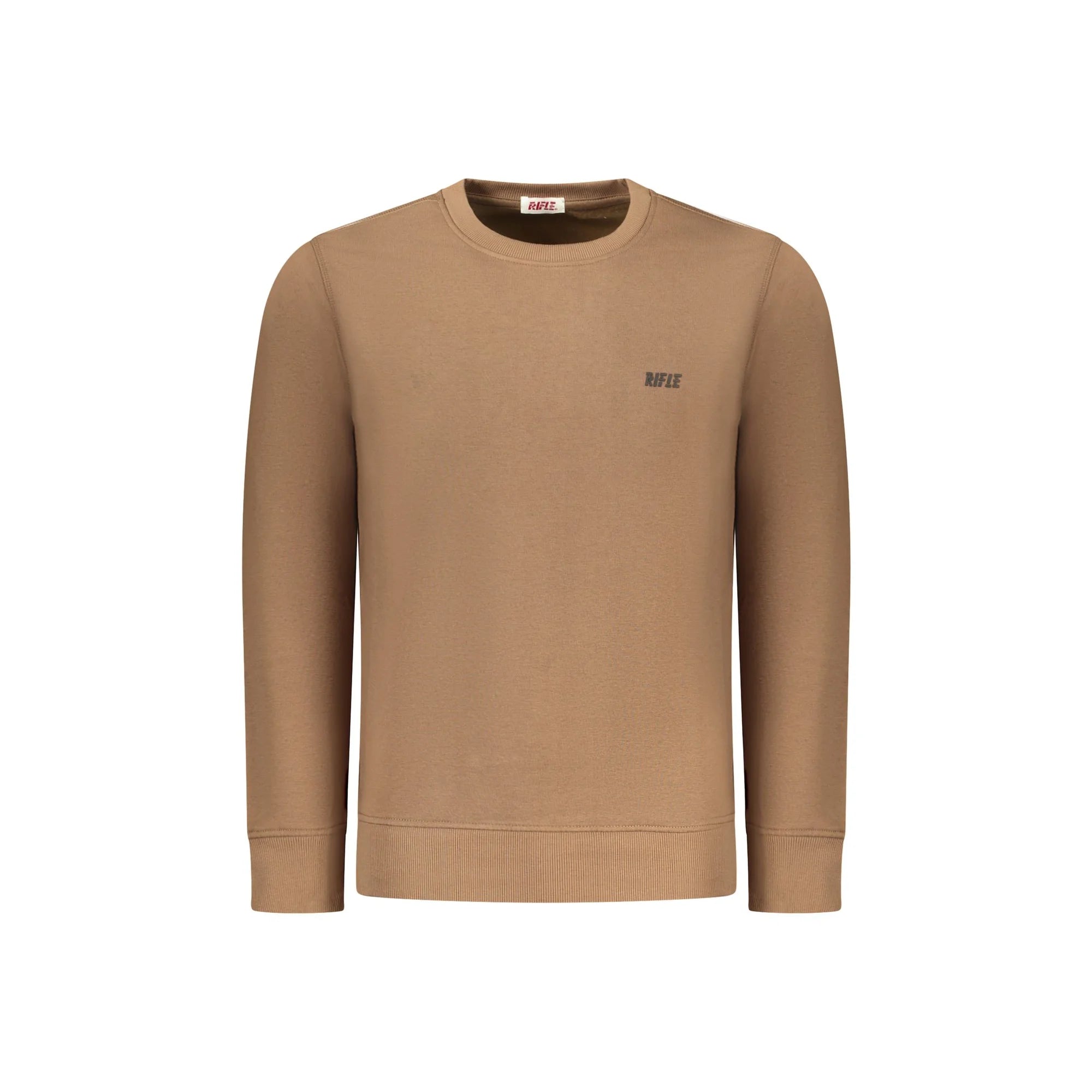 RIFLE FELPA SENZA ZIP UOMO MARRONE