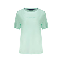 North Sails camiseta de Manga Corta Mujer Verde Estampado en Relieve Logo