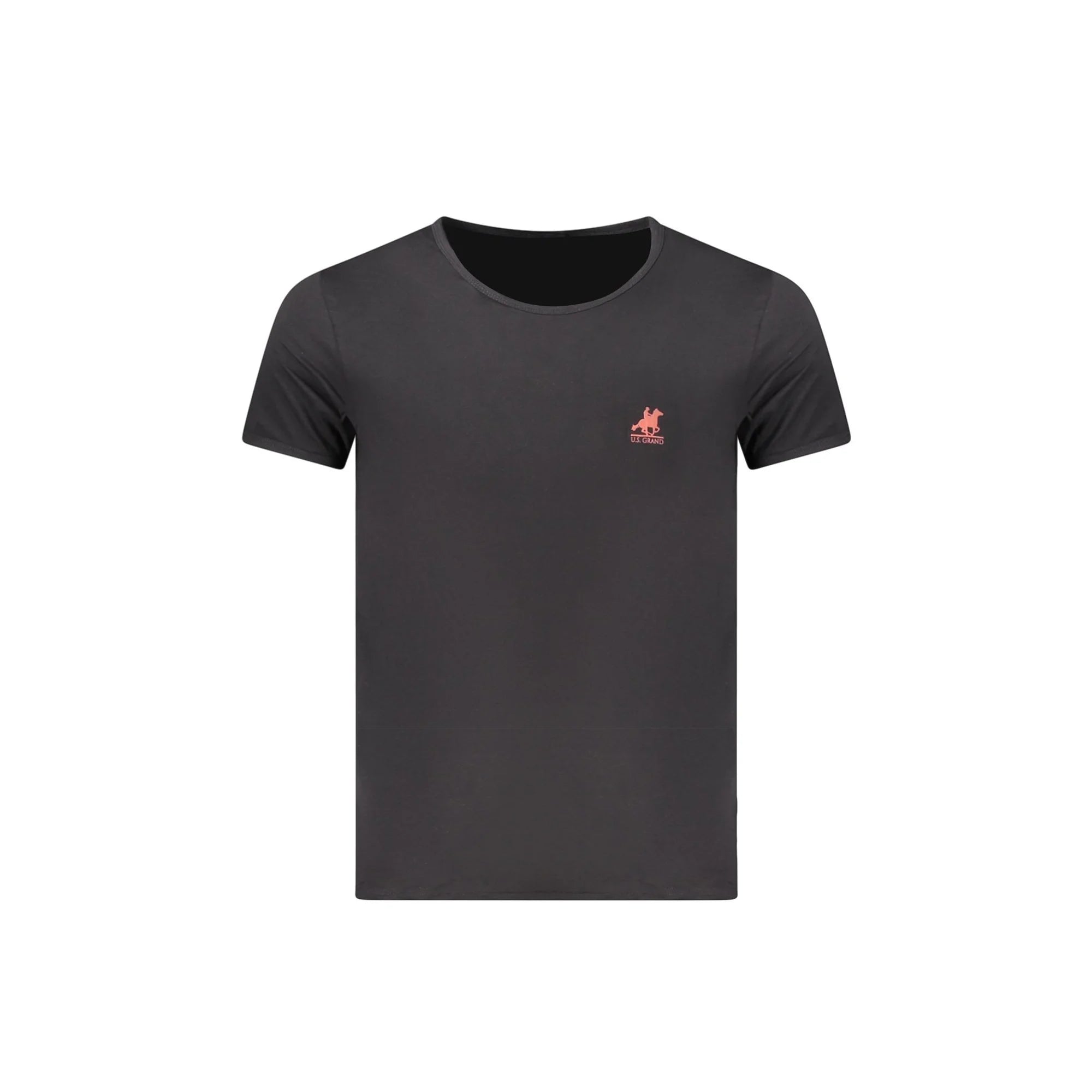 U.S. GRAND POLO T-SHIRT MANICHE CORTE UOMO NERO