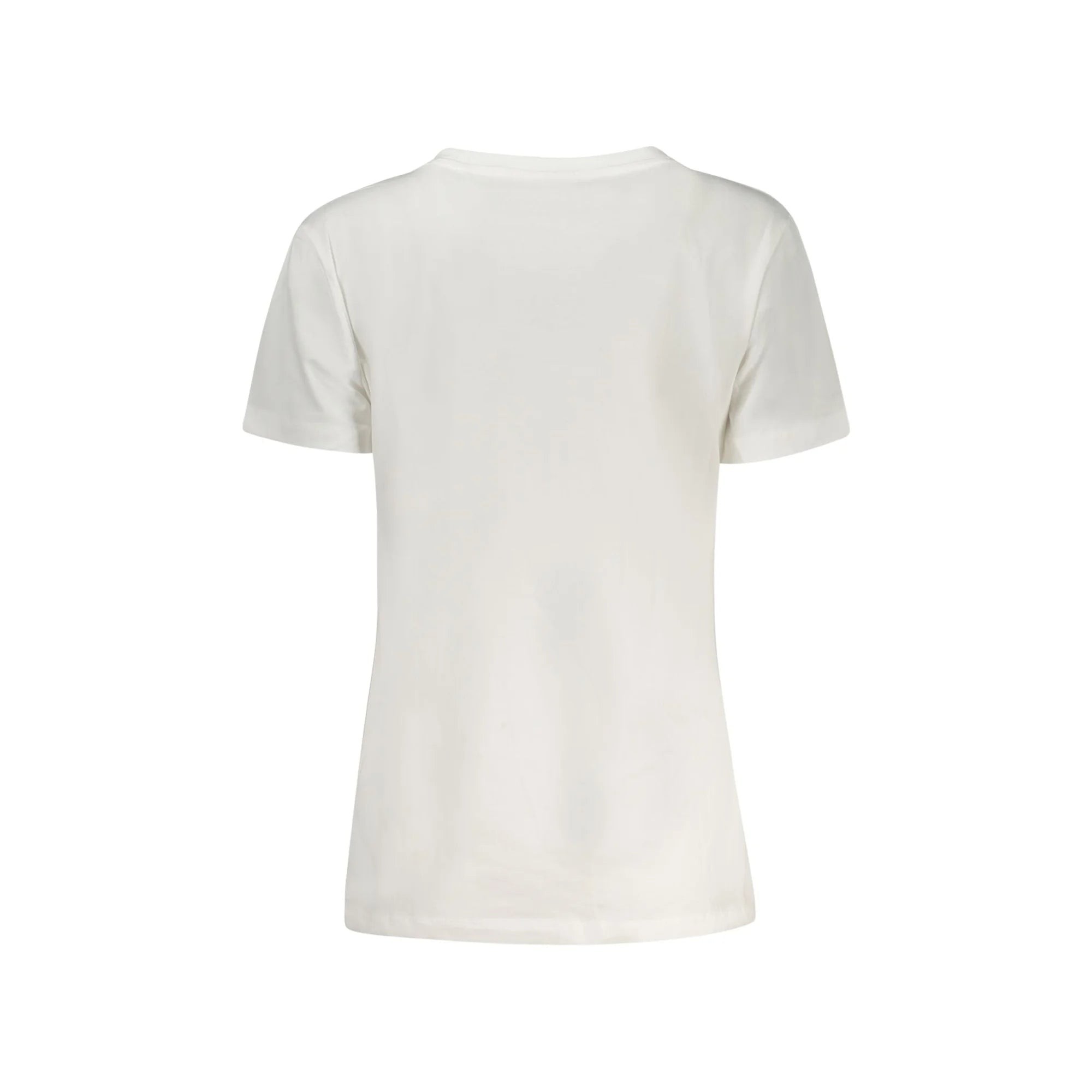 GUESS JEANS T-SHIRT MANICHE CORTE DONNA BIANCO