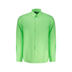 North Sails Camicia Maniche Lunghe Uomo Verde Ricamo