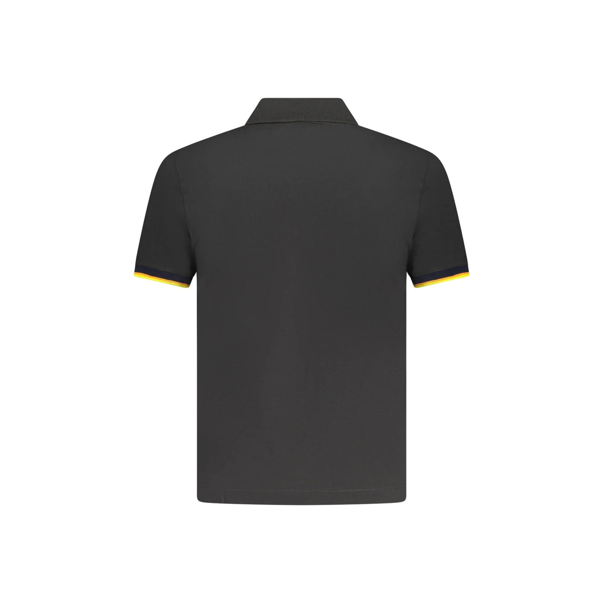 K-WAY POLO MANICHE CORTE UOMO NERO