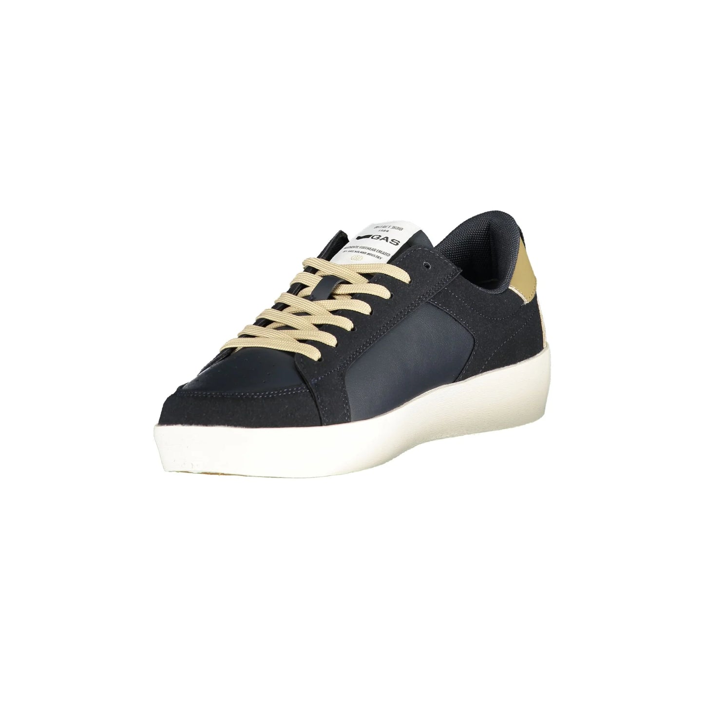 Gas Sneakers Uomo Blu Lacci Plantare Removibile Logo - vista 3
