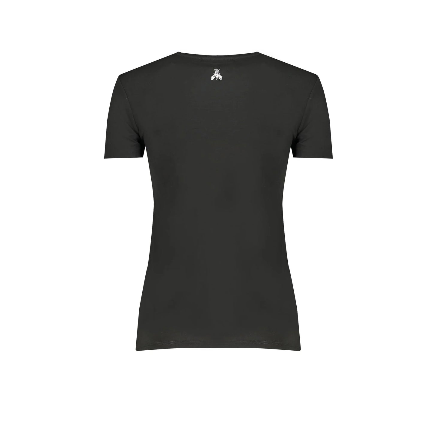 PATRIZIA PEPE T-SHIRT MANICHE CORTE DONNA NERO
