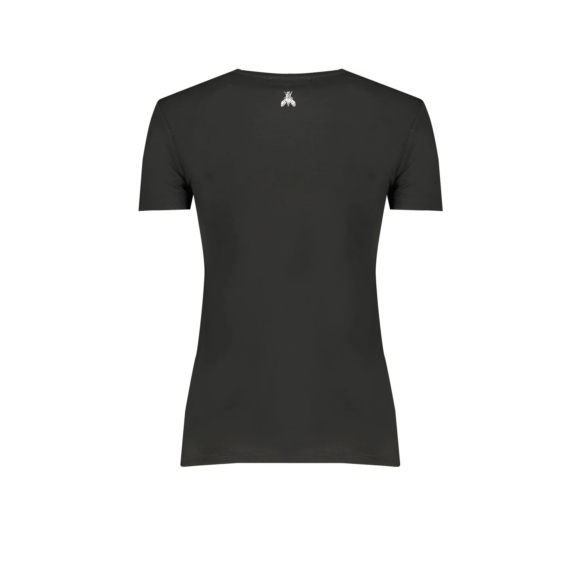 PATRIZIA PEPE T-SHIRT MANICHE CORTE DONNA NERO