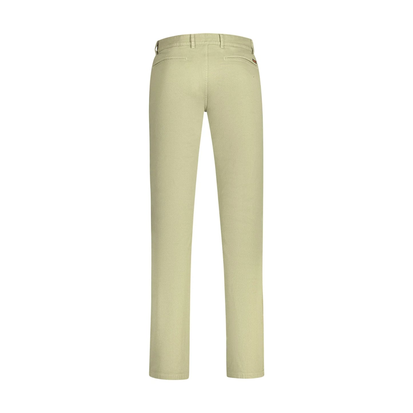 Boss Pantaloni Uomo Verde Slim Fit con Logo - vista 2