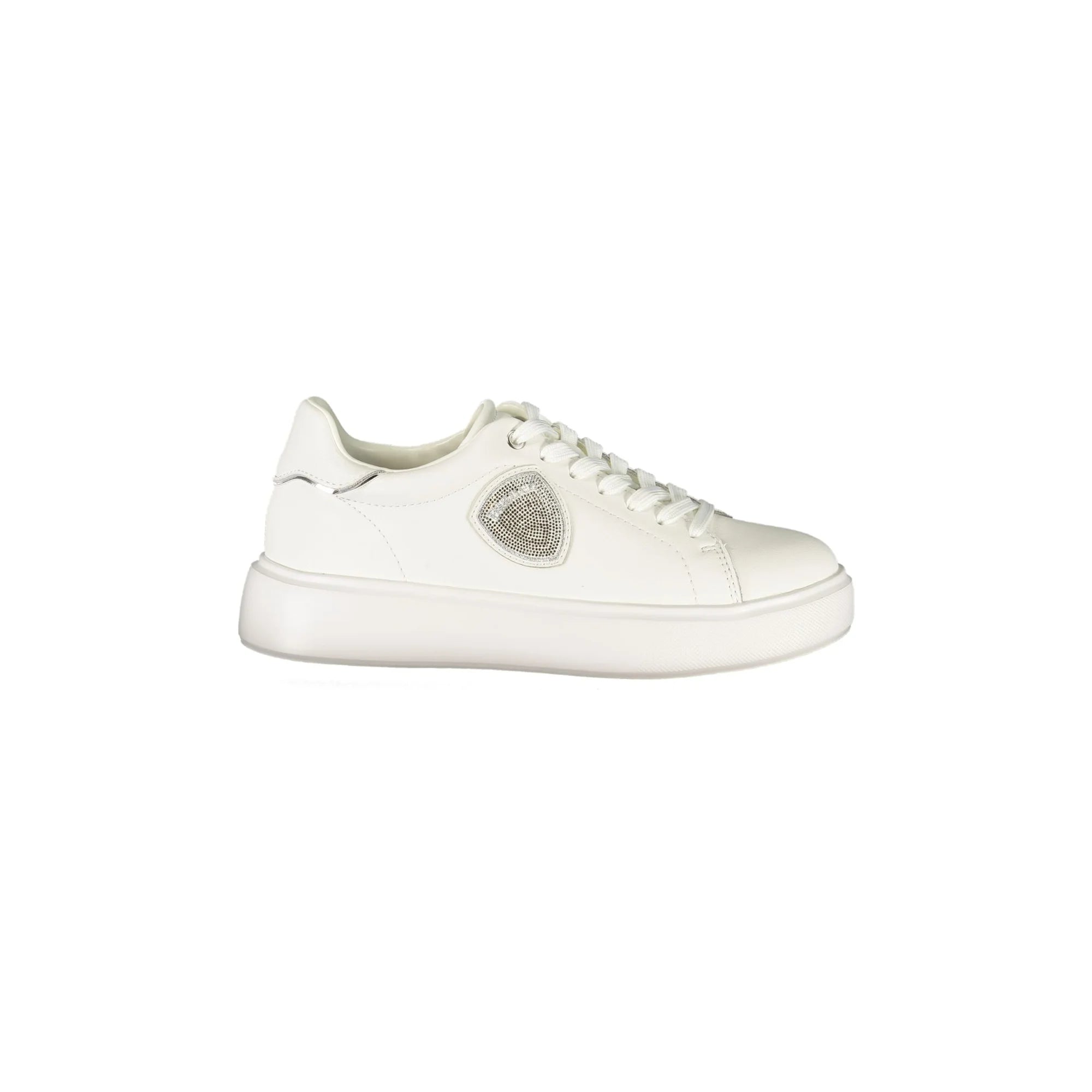 Blauer Sneakers donna Bianco
