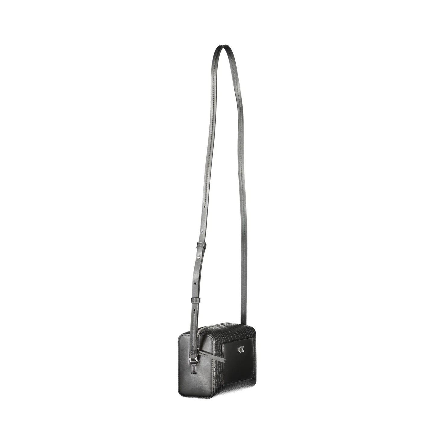 CALVIN KLEIN Borsa Donna Nera a Tracolla con Zip e Dettagli a Contrasto Borse nero - vista 3