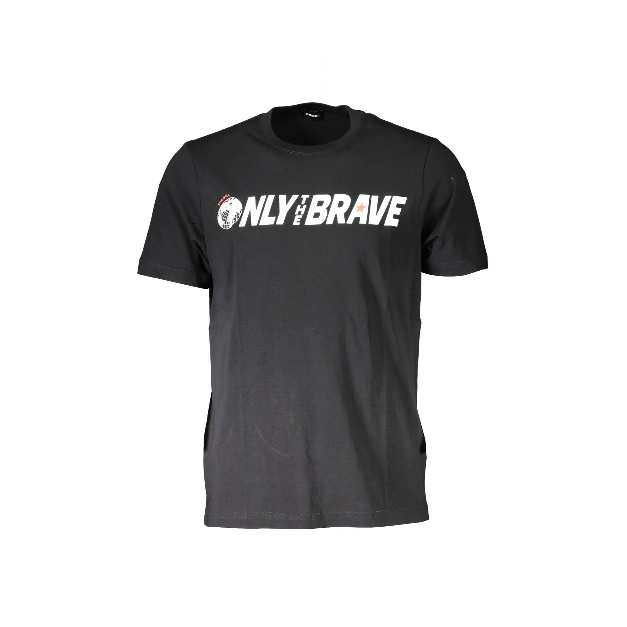 DIESEL T-SHIRT MANICHE CORTE UOMO NERO