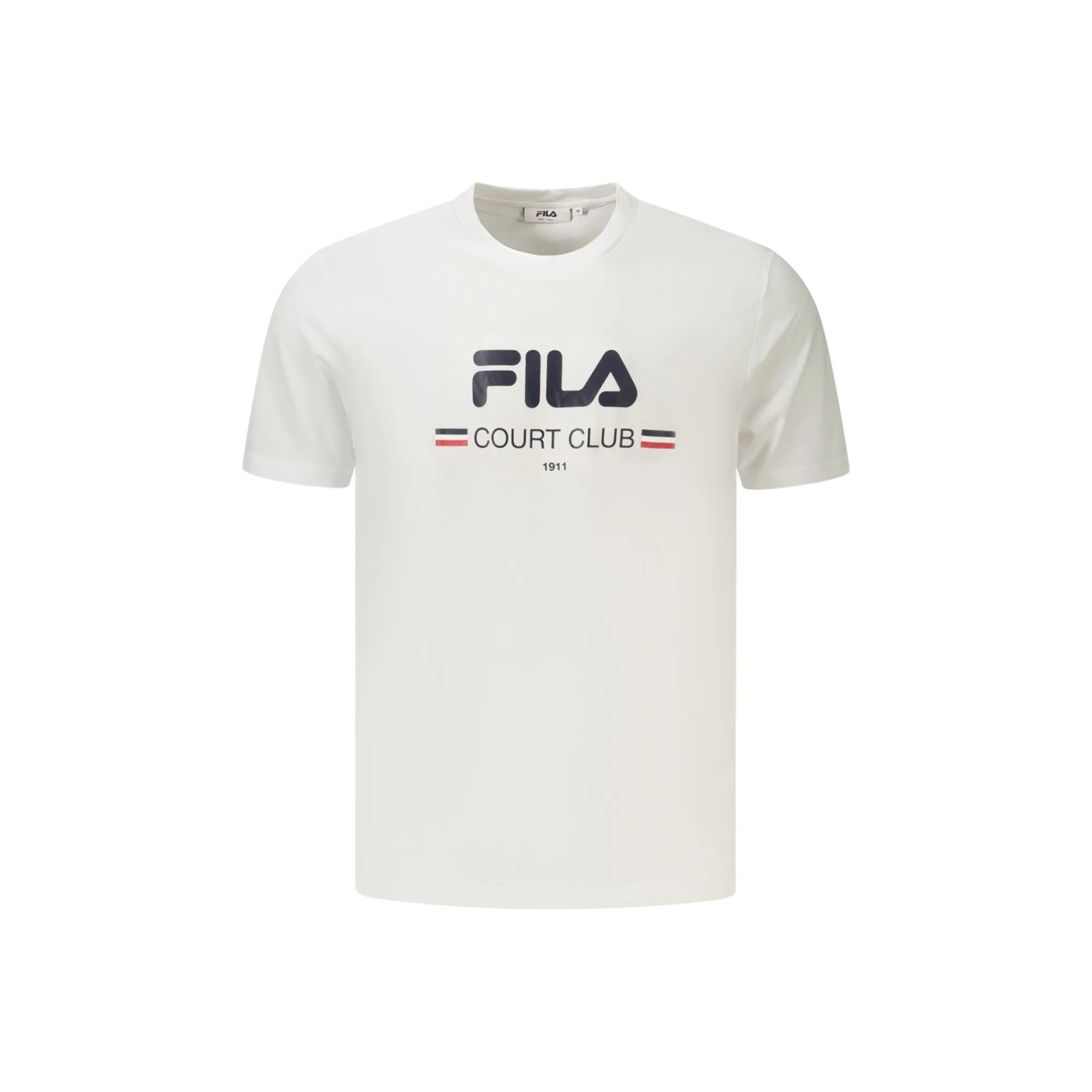 FILA T-SHIRT MANICHE CORTE UOMO BIANCO