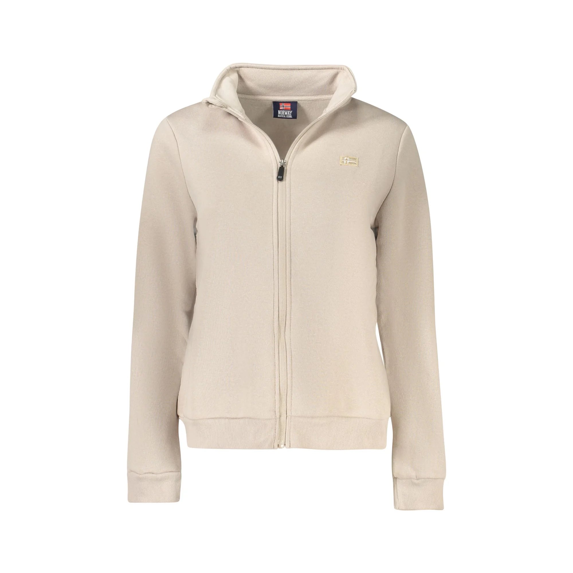 NORWAY 1963 FELPA CON ZIP DONNA BEIGE