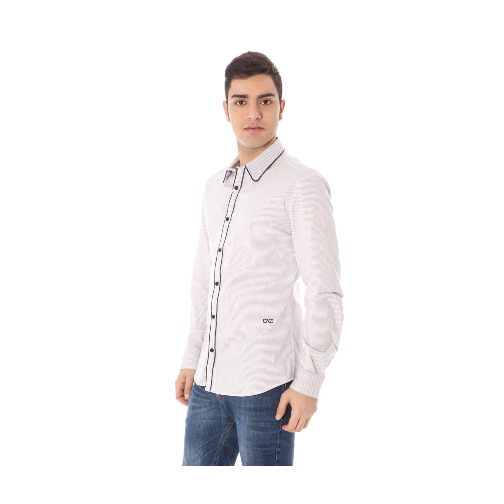COSTUME NATIONAL CAMICIA MANICHE LUNGHE UOMO ROSA
