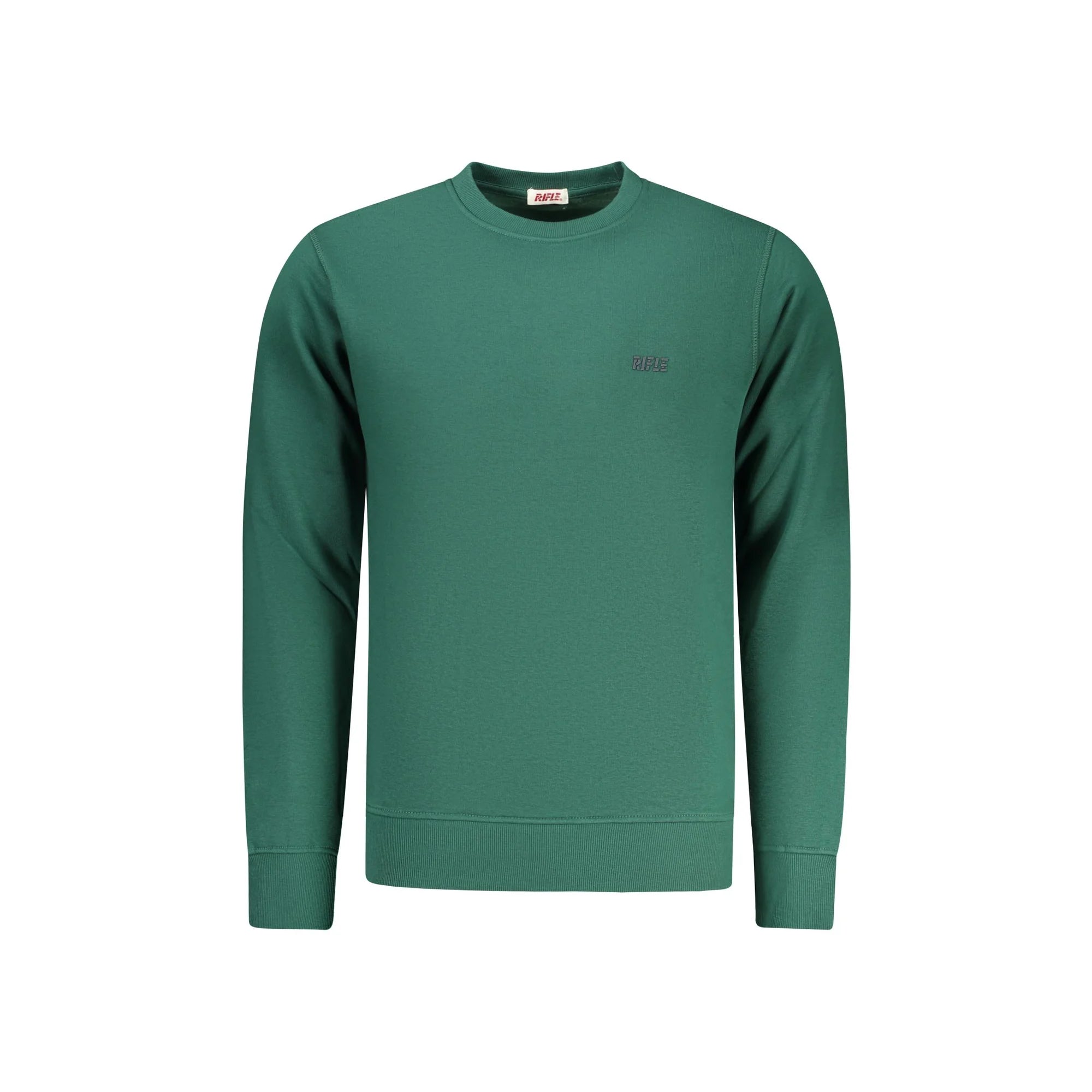 RIFLE FELPA SENZA ZIP UOMO VERDE