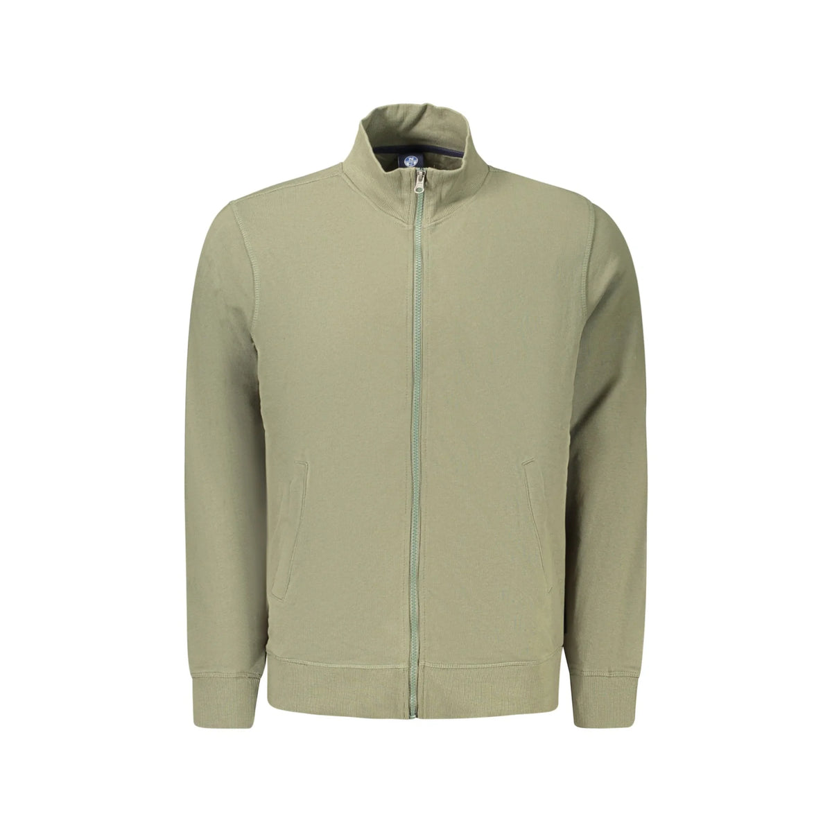 NORTH SAILS FELPA CON ZIP UOMO VERDE