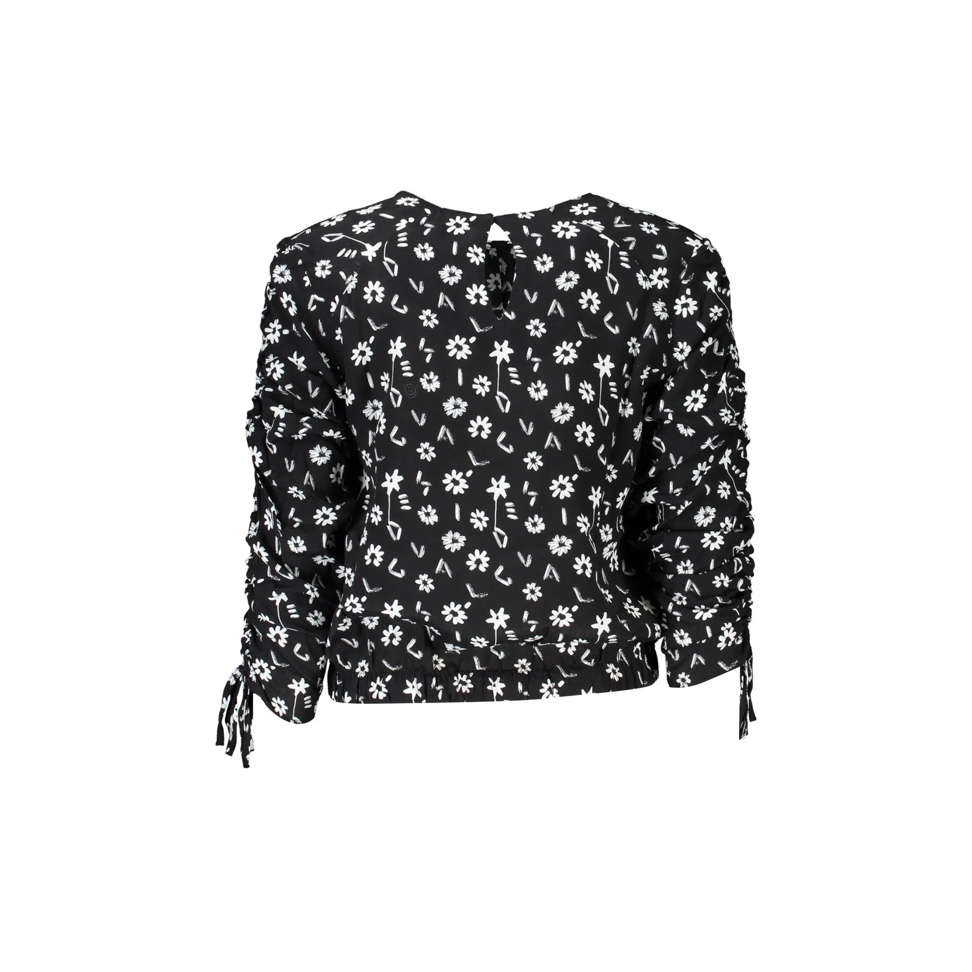 DESIGUAL CAMICIA MANICHE LUNGHE DONNA NERO