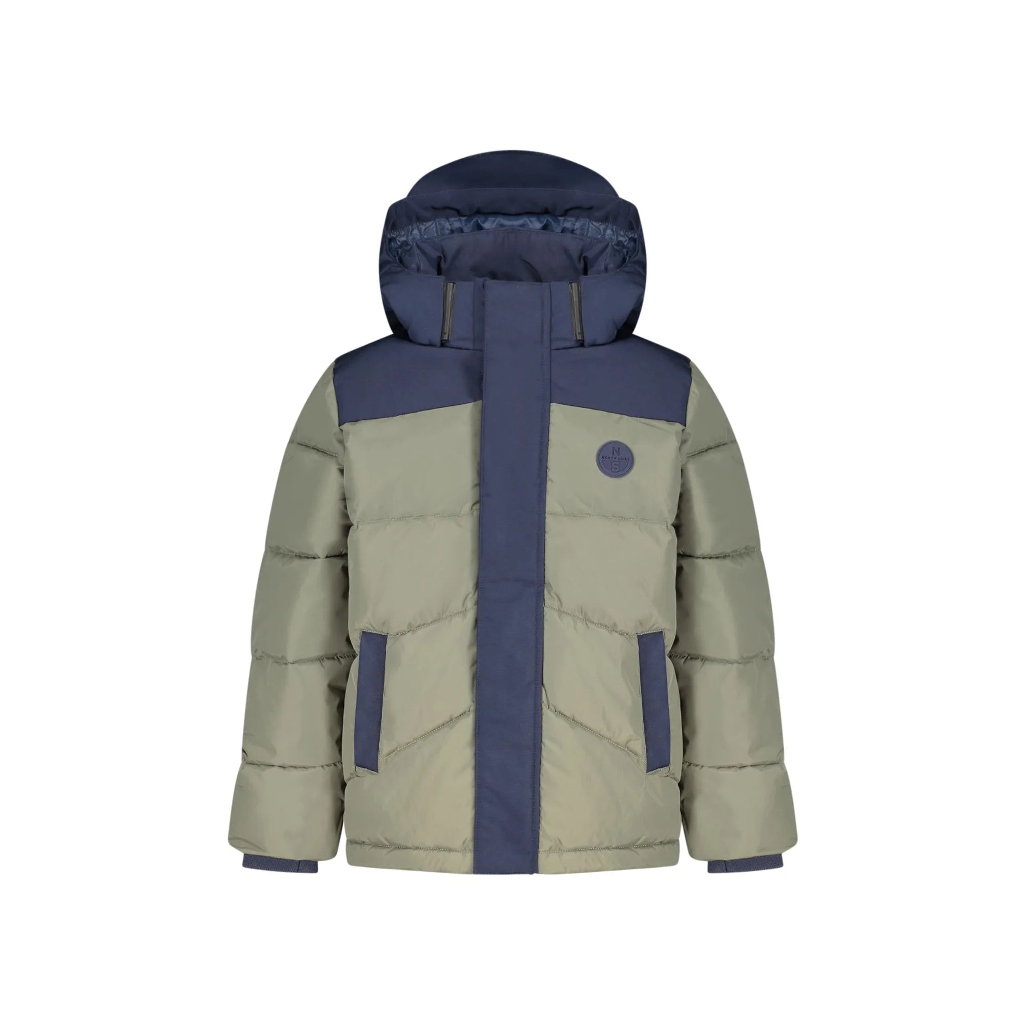 North Sails Giubbotto Maniche Lunghe Unisex Verde Cappuccio Removibile Giubbotti e Giacche - foto prodotto