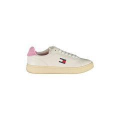 TOMMY HILFIGER Baskets Femme Blanches avec Détails Roses