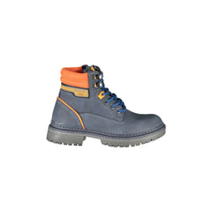 CARRERA Bottines Homme Bleu avec Lacets, Fermeture Éclair Latérale et Détails Contrastés