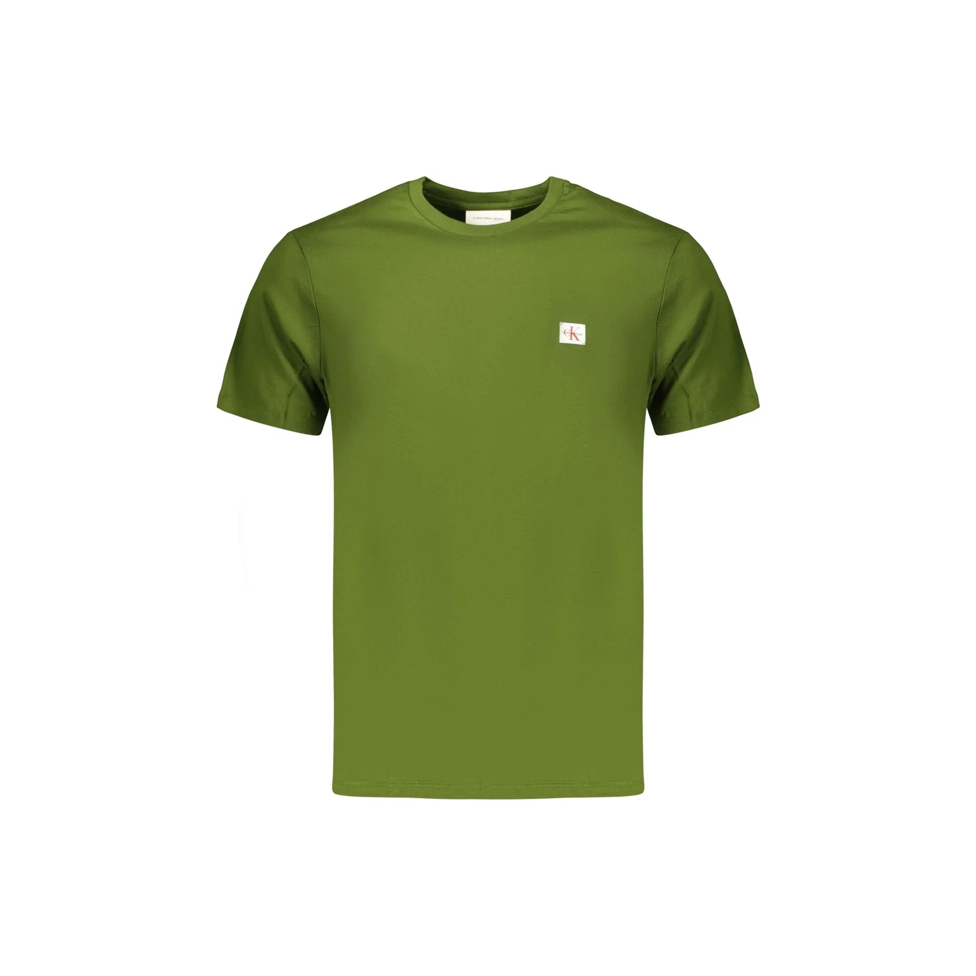 CALVIN KLEIN T-SHIRT MANICHE CORTE UOMO VERDE